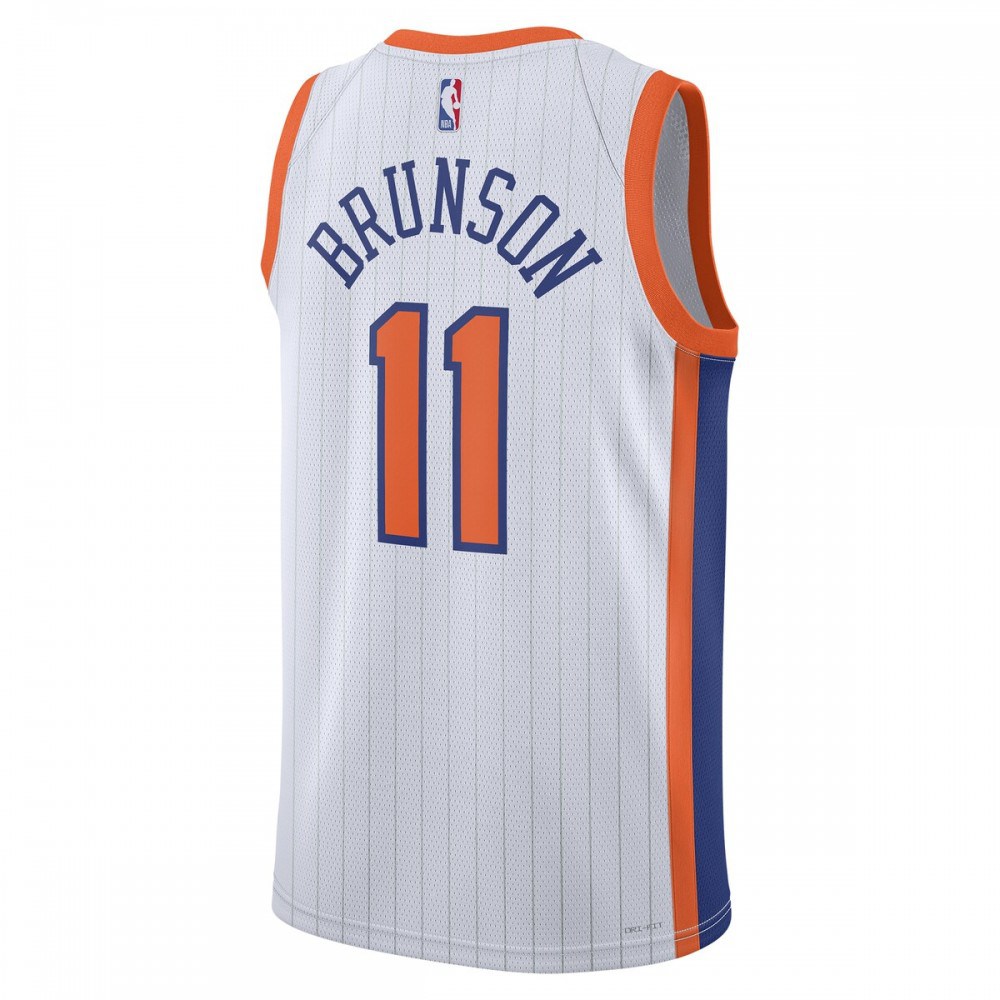 Jalen Brunson New York Knicks Unisex 2024/25 Swingman Player Jersey - City Edition - White-Pro Kit Vault | Brand New 26/27 Sports Jerseys